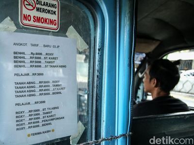 Jangan Kaget, Tarif Angkot Non-Jaklingko Naik