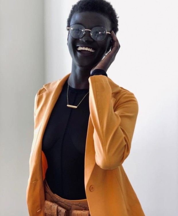 Khoudia Diop/Foto: Instagram.com/melaniin.goddess Kisah Khoudia Diop, model hitam paling cantik di dunia