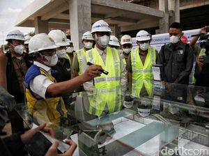 Momen Heru Budi Tinjau Proyek Stasiun Pompa Ancol