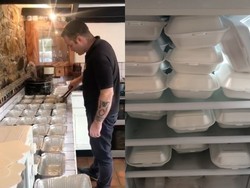 Mulia! Sopir Bus Ini Masak 86 Porsi Makanan untuk Orang Kelaparan