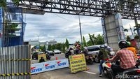 Perbaikan Gapura Kota Tangerang Mulai Terlihat Bentuknya