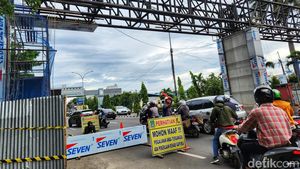 Perbaikan Gapura Kota Tangerang Mulai Terlihat Bentuknya