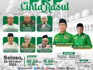 PPP Gelar Peringatan Maulid & Hari Santri Besok, Undang Habaib-Ulama