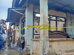 Pria Sakau Sabu Bakar Rumah Kakek di Lampung