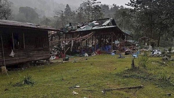 Begini Kondisi Arena Konser yang Dihantam Serangan Udara di Myanmar