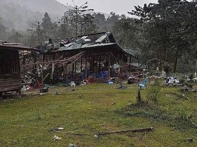 Begini Kondisi Arena Konser yang Dihantam Serangan Udara di Myanmar