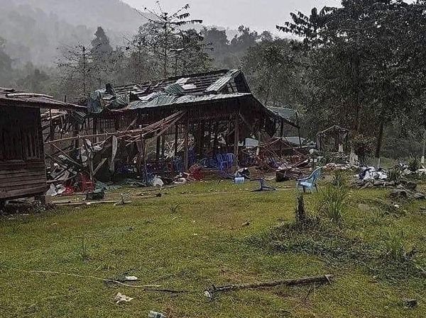 Begini Kondisi Arena Konser yang Dihantam Serangan Udara di Myanmar