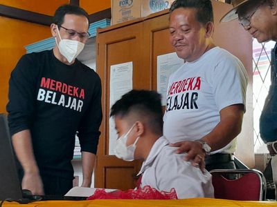 Momen Nadiem Pesan ke Anak SD agar Tidak Takut dengan Hasil Asesmen Nasional