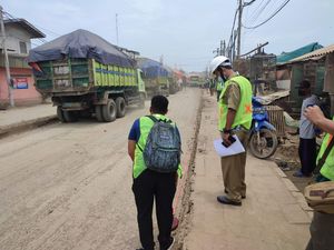 Perbaikan Jl Perancis, Kontraktor Mulai Pengukuran Lapangan Perbaikan Jl Perancis, Kontraktor Mulai Pengukuran Lapangan