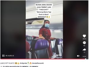 Wow! Pramugari Pamer Kebolehan, Akrobat Salto Sensual di Pesawat