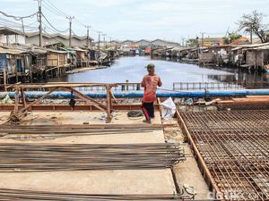 Progres Pembangunan Jembatan Dadap Tangerang