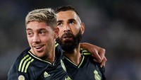 ESPN menyebut, empat gol Valverde dari luar kotak penalti sudah membuatnya menyamai aksi serupa dari Karim Benzema pada musim 2020/2021. Foto: NurPhoto via Getty Images/NurPhoto