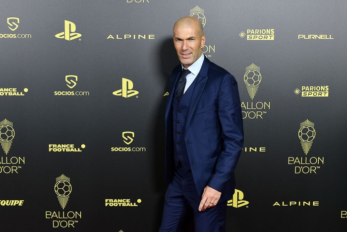 PARIS, FRANCE - OCTOBER 17: Zinedine Zidane attends the Ballon DOr photocall at Theatre Du Chatelet In Paris on October 17, 2022 in Paris, France. (Photo by Aurelien Meunier/Getty Images)