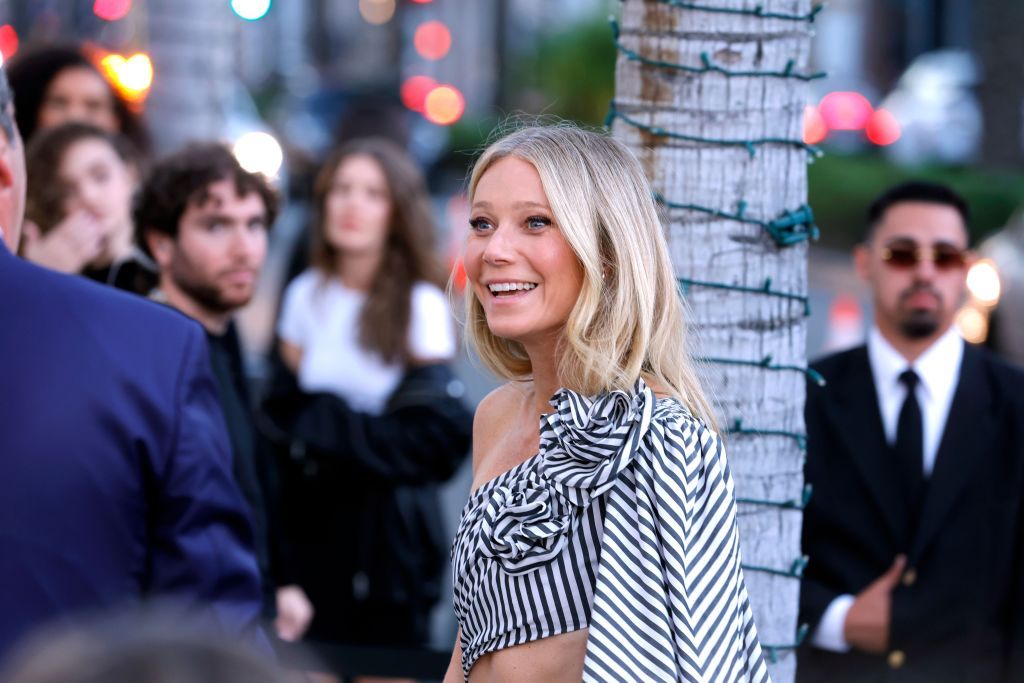 BEVERLY HILLS, CALIFORNIA - OCTOBER 25: Gwyneth Paltrow attends Veuve Clicquot Celebrates 250th Anniversary with Solaire Exhibition on October 25, 2022 in Beverly Hills, California. (Photo by Frazer Harrison/WireImage)