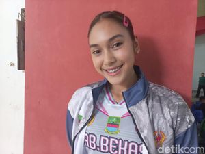 Adinda Indah, Artis yang Jadi Atlet Voli di Porprov XIV Jabar Adinda Indah, Artis yang Jadi Atlet Voli di Porprov XIV Jabar