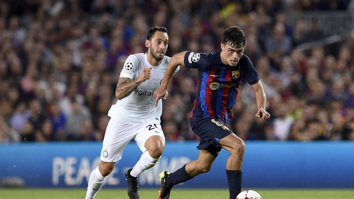 Nasib Barcelona di Liga Champions ditenukan Inter Milan (Anadolu Agency via Getty Images/Anadolu Agency)