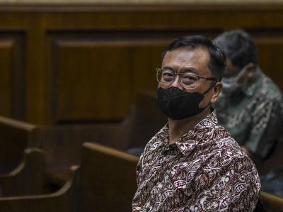 Ekspresi Benny Tjokro Dituntut Pidana Mati soal Kasus ASABRI