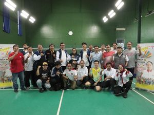 Sambut HSP ke-94, Jurnalis Olahraga Kemenpora Gelar Turnamen Bulutangkis