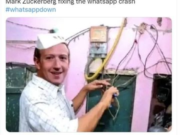 Meme Kocak WhatsApp Down Ramai di Medsos, Zuckerberg Jadi Korban