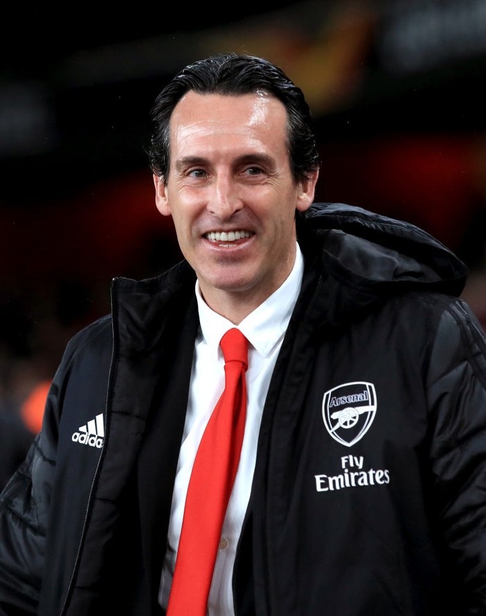 VALENCIA, SPAIN - OCTOBER 23: Unai Emery of Villarreal CF looks on during the LaLiga Santander match between Villarreal CF and UD Almeria at Ciutat de Valencia on October 23, 2022 in Valencia, Spain. (Photo by Aitor Alcalde/Getty Images)