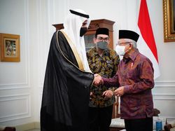 Wapres Terima Kunjungan Menteri Urusan Haji & Umrah Saudi, Ini yang Dibahas