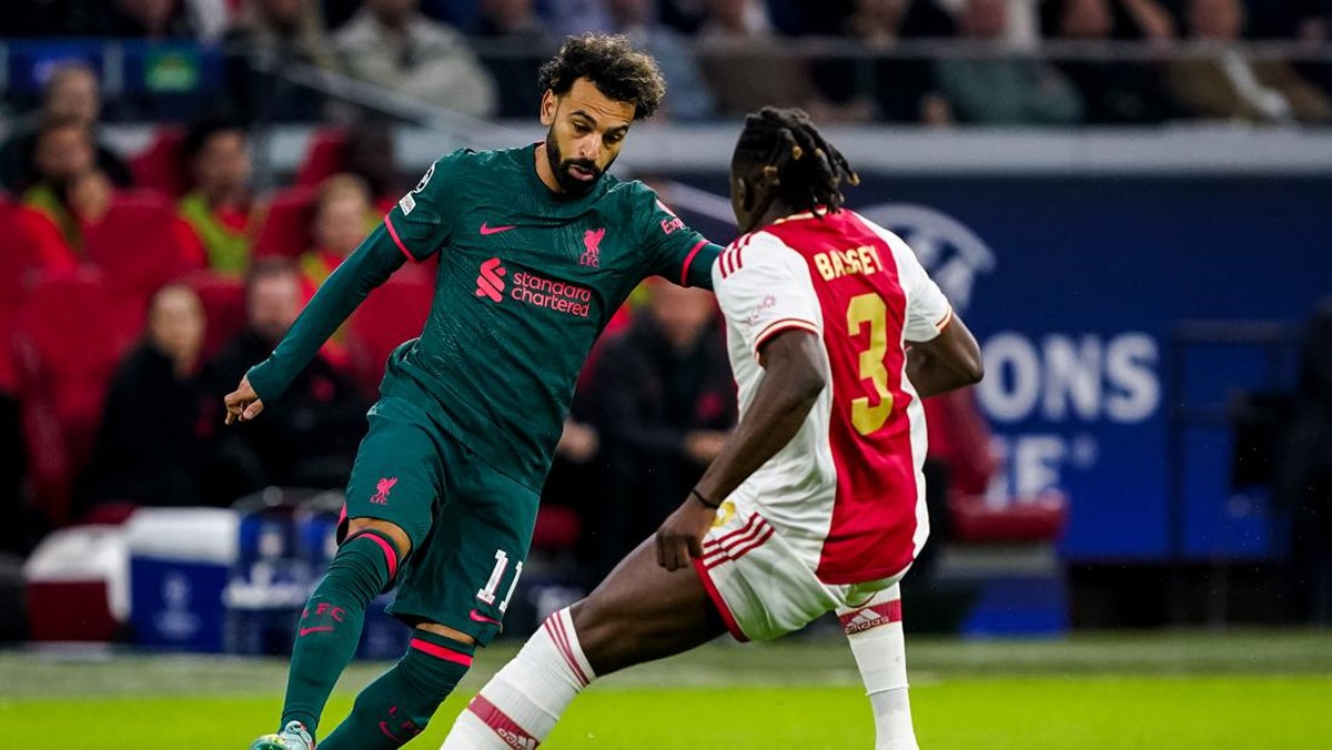 Liverpool memimpin 1-0 atas Ajax di Babak I. (Foto: Getty Images/BSR Agency)