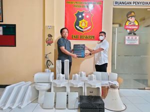 Polisi Kembalikan Speaker yang Dicuri Komplotan ke DKM Masjid di Jagakarsa
