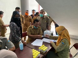 Cegah Penyalahgunaan Narkoba, 600 ASN Pemkab Kediri Jalani Tes Urine
