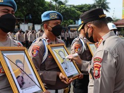 4 Polisi di Tangerang Tak Hadiri Upacara Pemecatan, Fotonya Dicoret Spidol