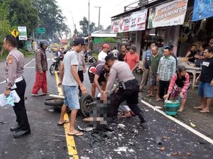 2 Motor Adu Jangkrik di Rendang Karangasem, Pelajar-Petani Tewas 2 Motor Adu Jangkrik di Rendang Karangasem, Pelajar-Petani Tewas