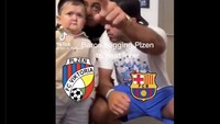 Untuk menguak asa bertahan di Liga Champions, Barca awalnya butuh Viktoria Plzen untuk bikin kejutan dengan mengatasi Inter Milan. Foto: dok. Twitter