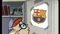 Eh Viktoria Plzen kalah 0-4 dari Inter. Tamatlah riwayat Barca di Liga Champions musim ini. Foto: dok. Twitter