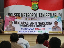 60 Polisi Polsek Setiabudi Dites Urine Usai Ikrar Antinarkoba, Ini Hasilnya