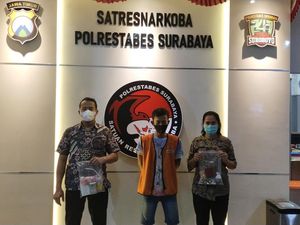 Baru Keluar Penjara, Residivis Surabaya Ditangkap Hendak Edarkan Ganja