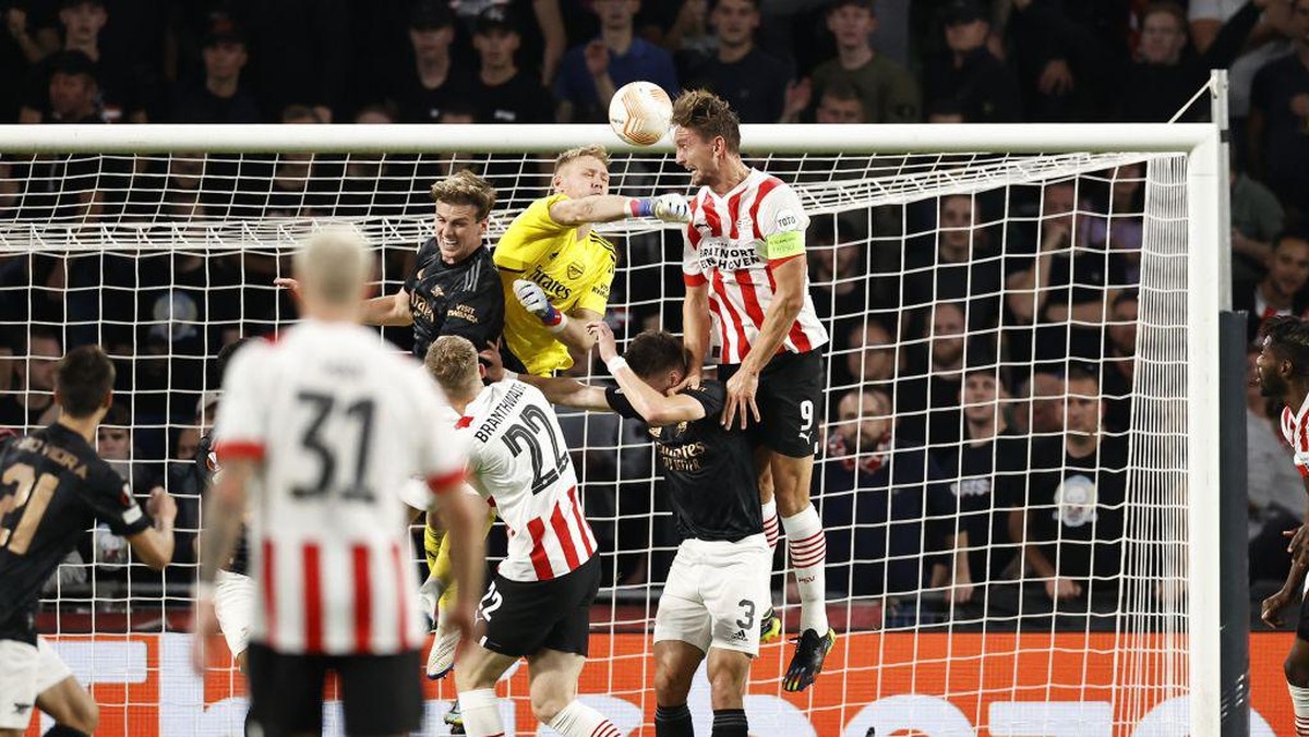 Arsenal tumbang 0-2 dari PSV (Foto: ANP via Getty Images/ANP)