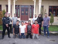 Peras dan Ancam Sopir Truk, 4 Preman di Langsa Ditangkap