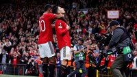 Selebrasi ini jadi gaya baru Cristiano Ronaldo saat perayaan gol (Getty Images)