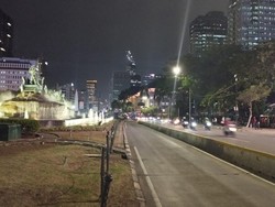 Massa BEM SI di Patung Kuda Membubarkan Diri, Lalin Kembali Dibuka