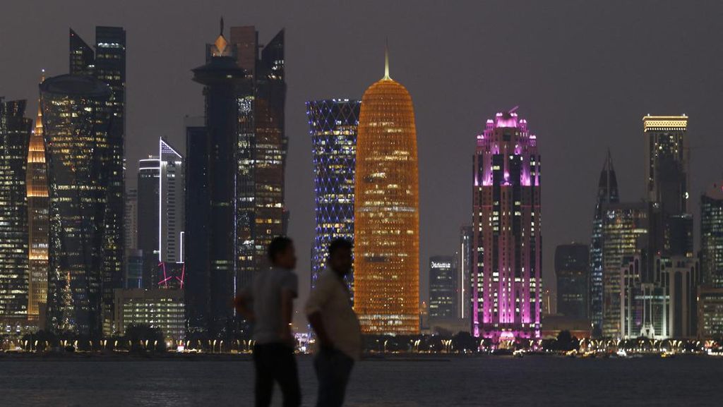 Indahnya Kota Doha di Malam Hari Jelang Piala Dunia 2022