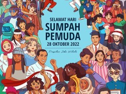Jokowi Unggah Poster Hari Sumpah Pemuda, Kucing Oyen dan Cepmek Nampang