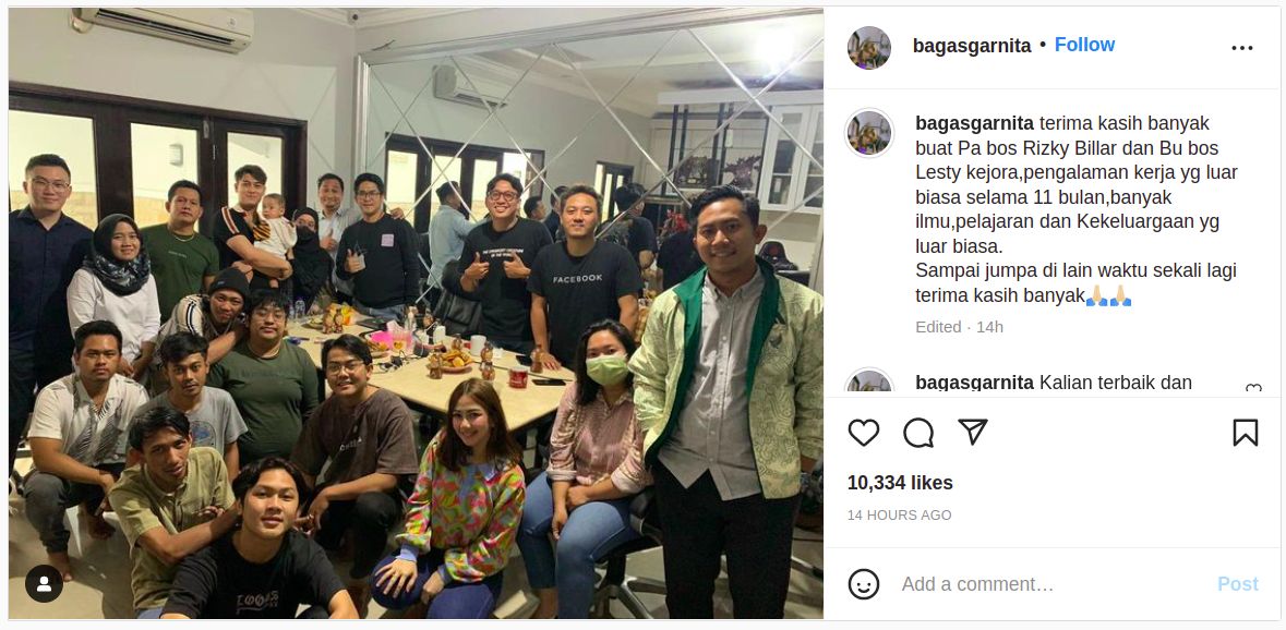 Leslar Entertainment rumah produksi Lesti Kejora dan Rizky Billar