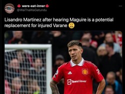 Lisandro Martines siap-siap sama Harry Maguire lagi. Nggak sedih, kan? (Internet)