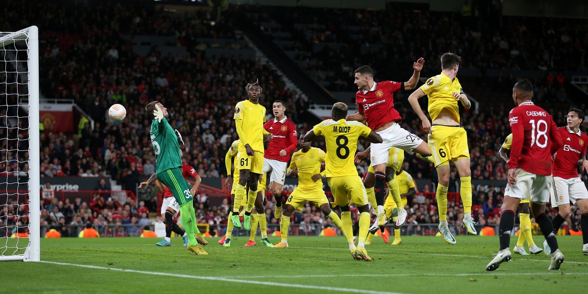 Manchester United lolos ke fase gugur Liga Europa usai mengalahkan Sheriff 3-0. (Foto: PA Images via Getty Images/Nigel French - PA Images)