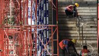 Progres Terkini Pembangunan Halte LRT Jabodebek di Jl Rasuna Said