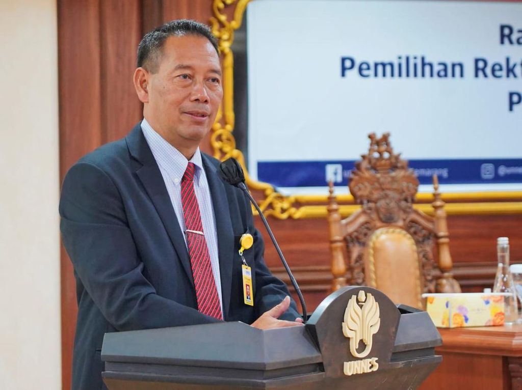Resmi Dilantik Jadi Rektor Unnes, Ini Profil Prof. Dr. S Martono M.Si