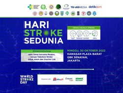Hari Stroke Sedunia, RS PON Gelar Jalan Sehat Hadiah Rp 25 Juta