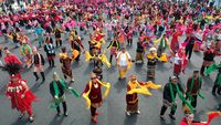 6.000 Orang Menari Tarian Geyol di Tegal Ramaikan Sumpah Pemuda
