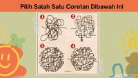 Tentukan Pilihan! Coretan Abstrak Ini Bisa Menggambarkan Kepribadian