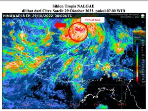 Siklon Nalgae di Laut Filipina, Maluku-Papua Barat Waspada Hujan Lebat