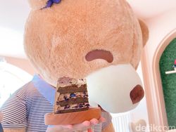 Serasa di Korea! Kafe dengan Hiasan Teddy Bear Lucu Ada di PIK